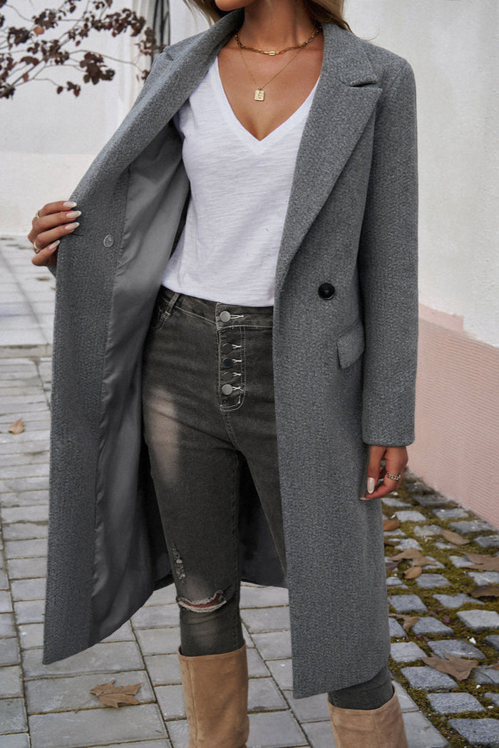 Kvinne Lang Vinterfrakk Skreddersydd Stil 1