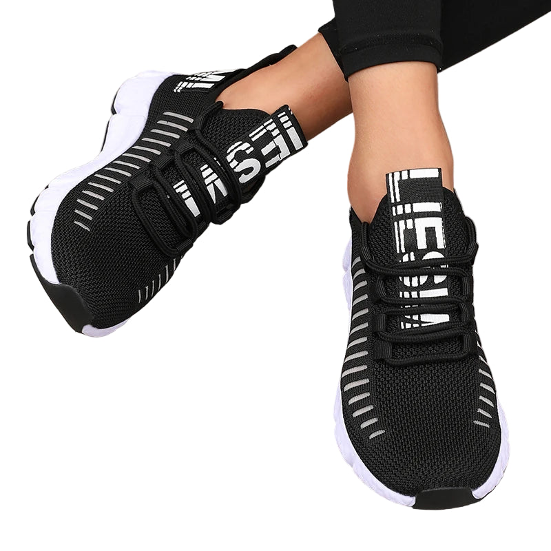 Kvinne Plattformsportssko Trendy Design 8