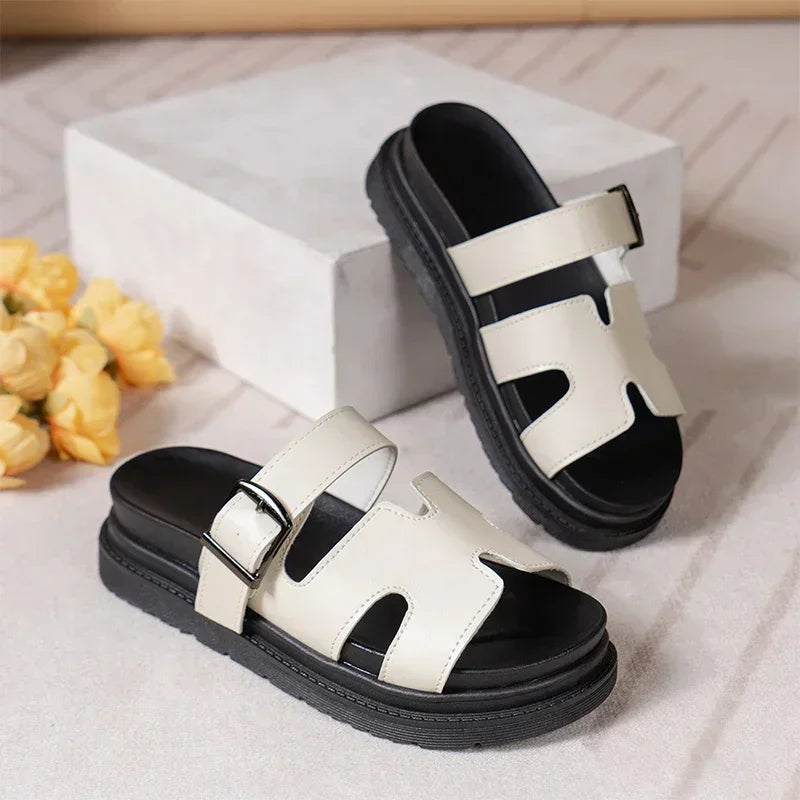 Kvinne Sandaler Plattform Stil 8