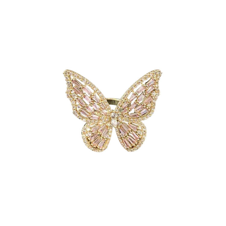 Kvinne Sommerfugl Ring Trendy Design 1