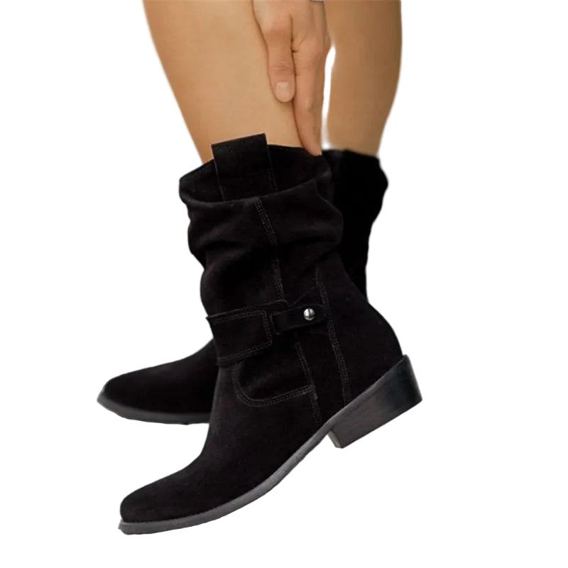Kvinnelige Ankelstøvler med Lav Hæl 0