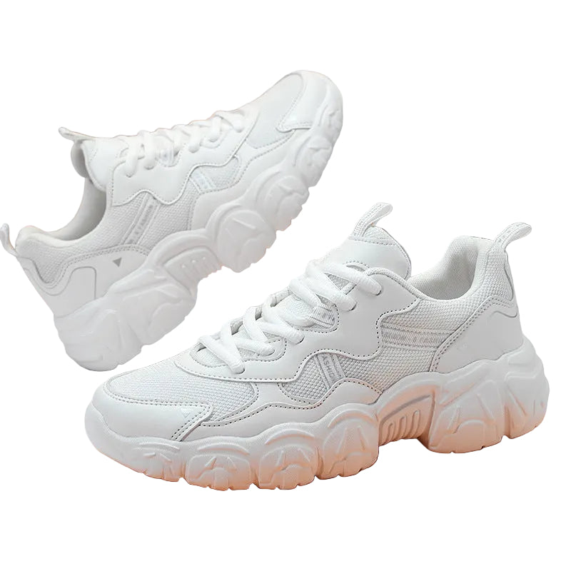 Kvinnelige Chunky Sneakers Sporty Stil 0