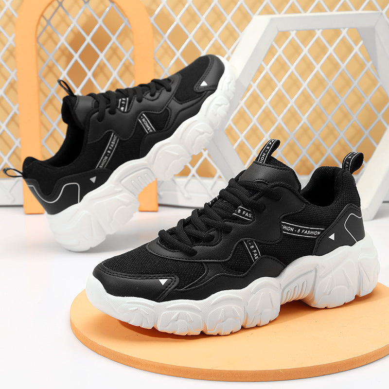 Kvinnelige Chunky Sneakers Sporty Stil 6