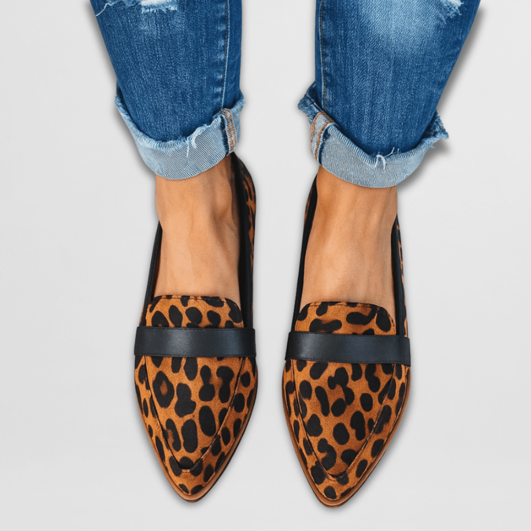 Kvinnelige Loafers med Myk Semsket Design 3