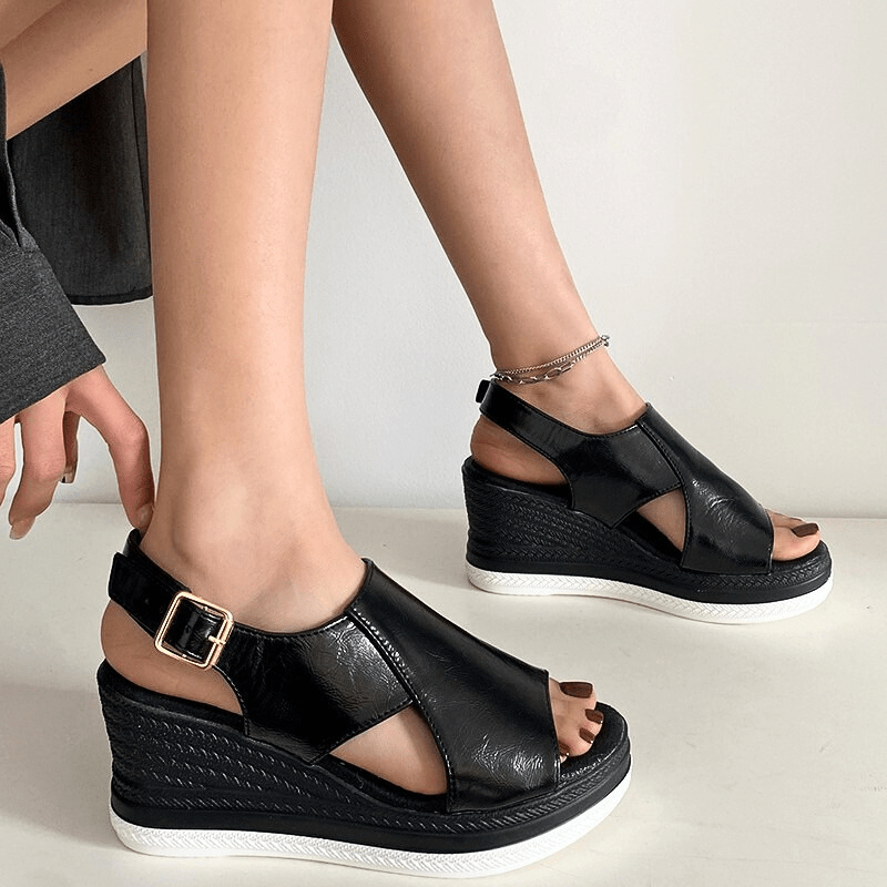 Kvinnelige Sandaler med Konturert Såle og Sklisikker Design 11