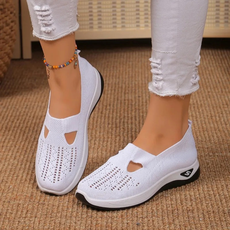 Kvinnelige Slip-On Sko Komfortabel Design Moderne 11