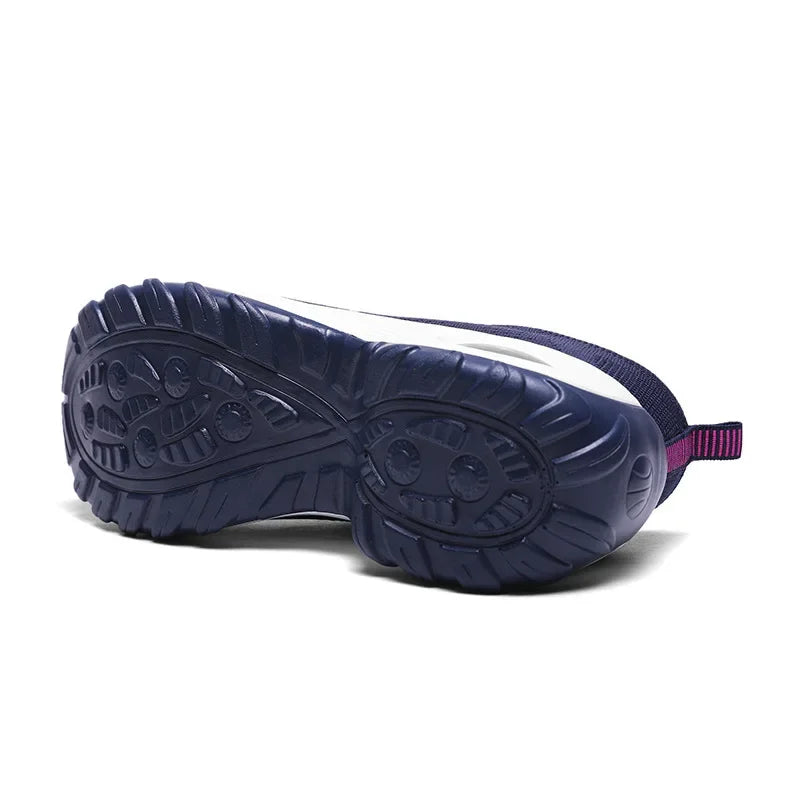 Kvinnenes Fritidssko med Tykk Såle og Luftpute PU og Tekstil 4