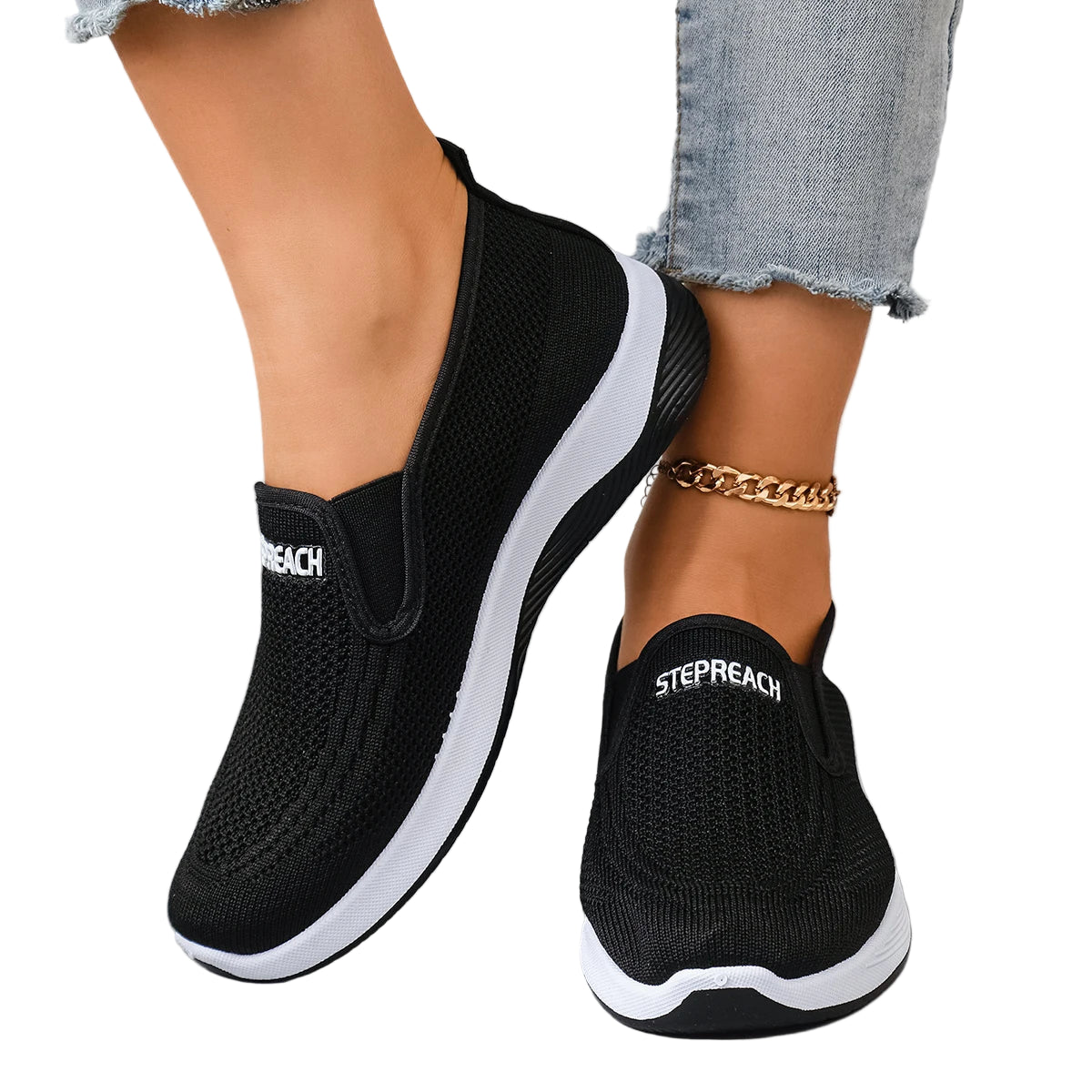 Kvinnenes Sportssko Lettvekt Pustende Tekstil 1