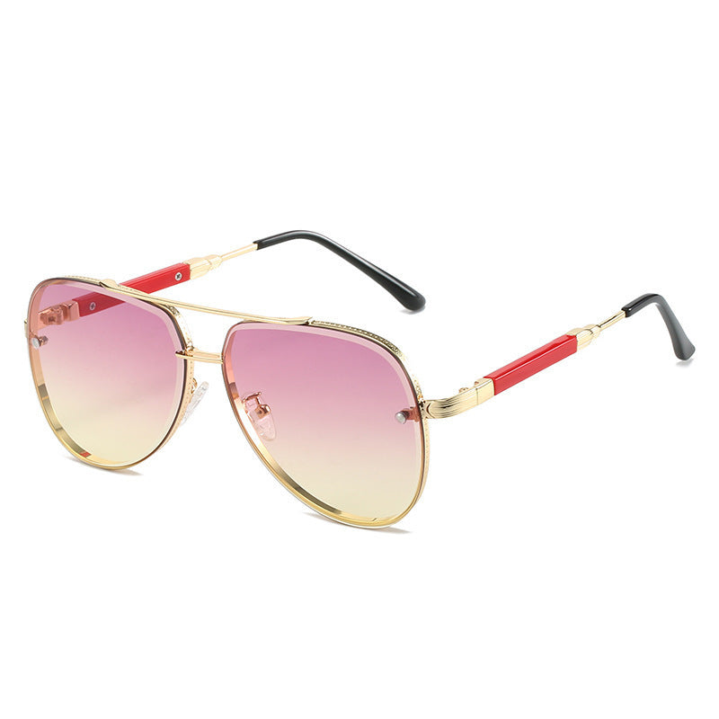 Kvinners Aviator-solbriller med Gradient Design 6