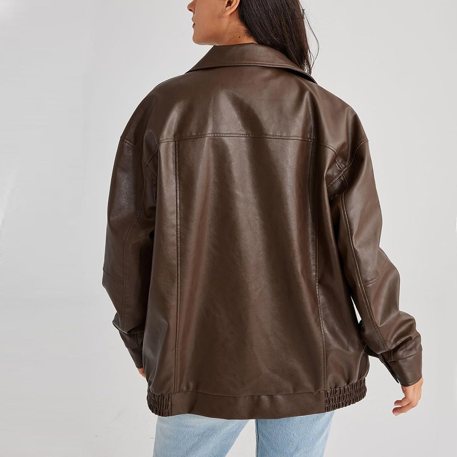 Kvinners Avslappet Jakke Trendy 4