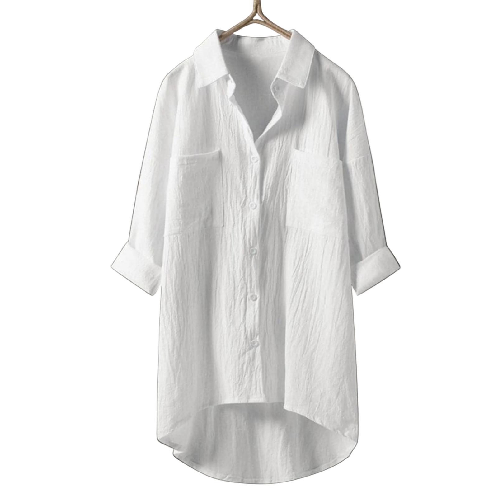 Kvinners Bluse Luftig Design med Lange Ermer 0