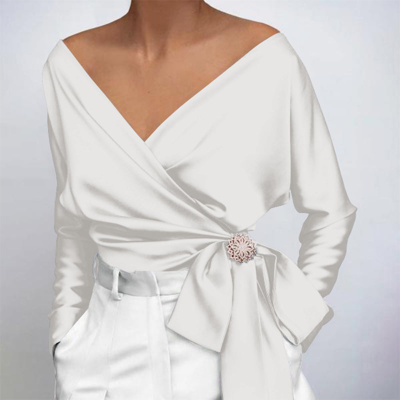 Kvinners Bluse med Klassisk Snitt 6