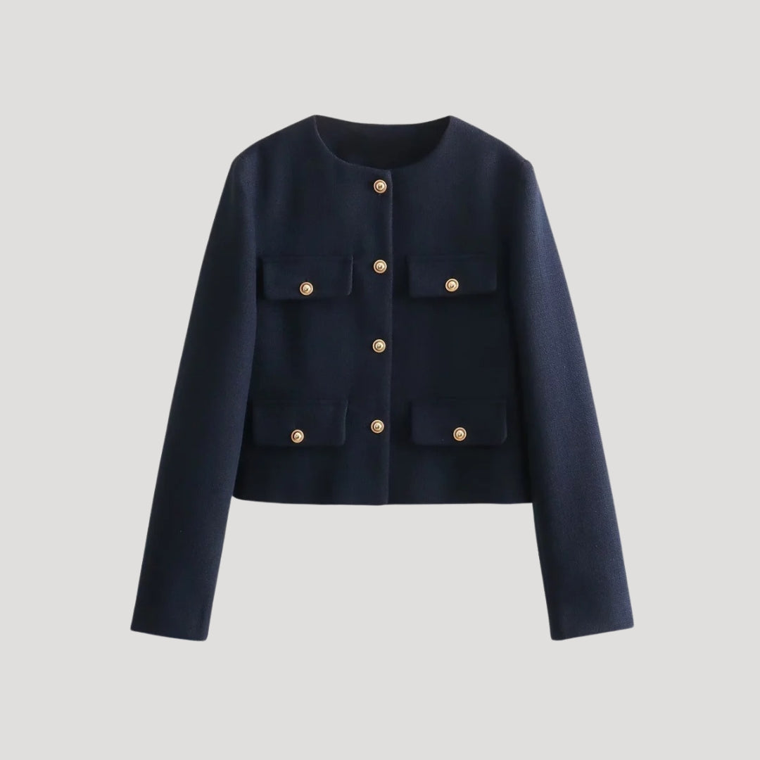 Kvinners Cardigan med Knapper og Lommer 6