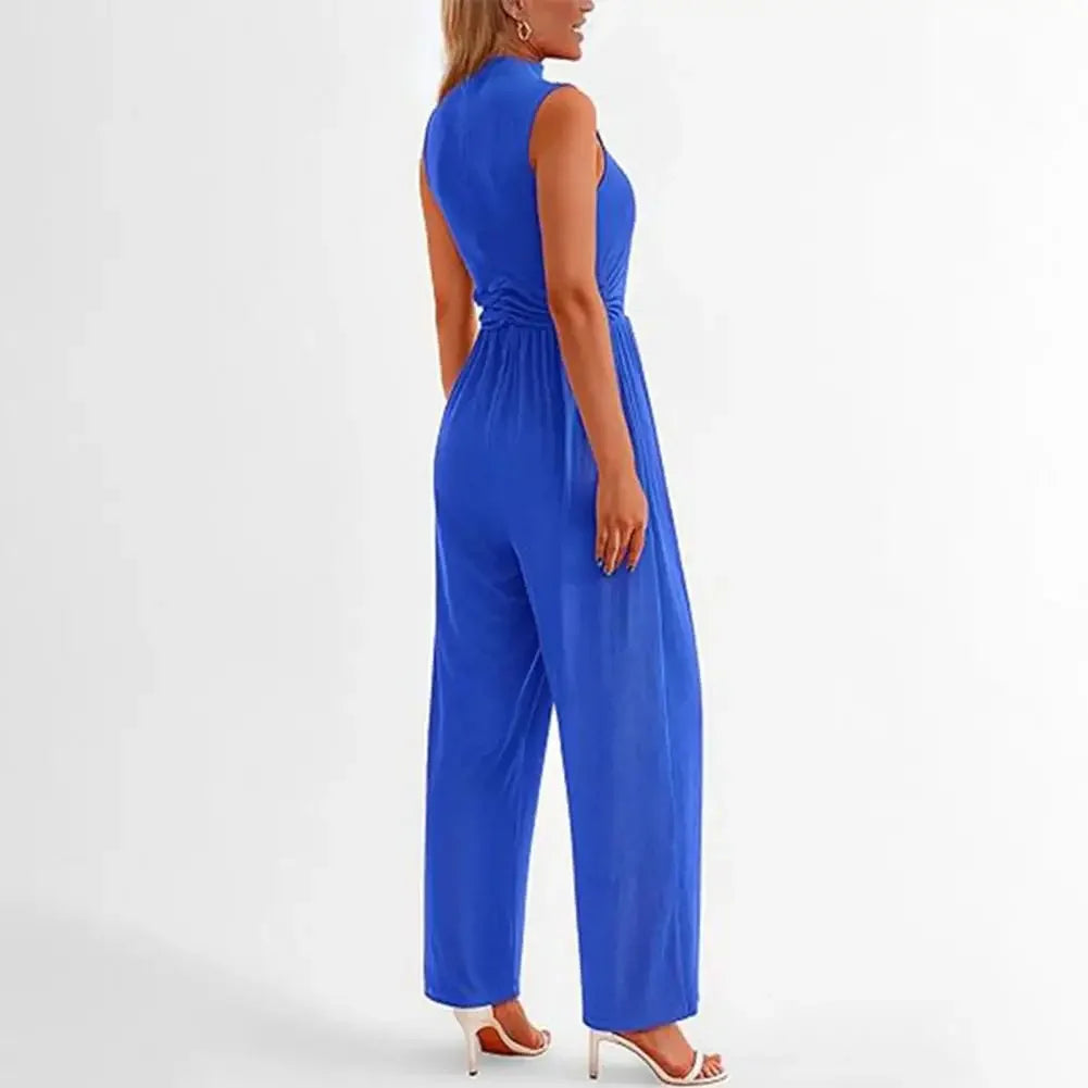 Kvinners Formell Jumpsuit Med Bred Ben 5