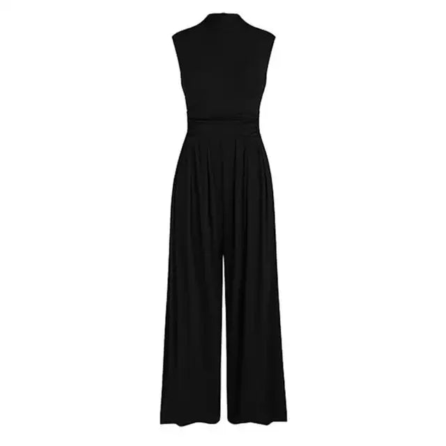 Kvinners Formell Jumpsuit Med Bred Ben 8