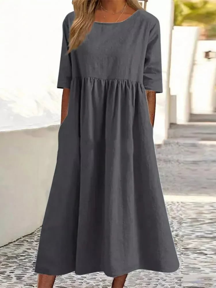 Kvinners Fritidskjole Uformell Stil 6