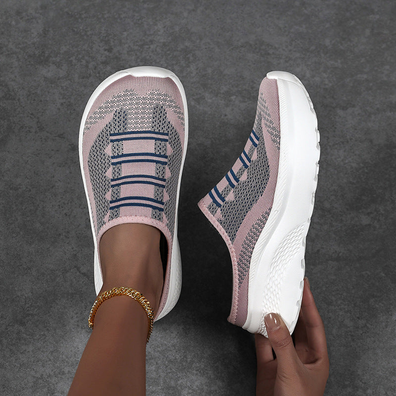 Kvinners Fritidssko Slip-On med Pustende Design 4
