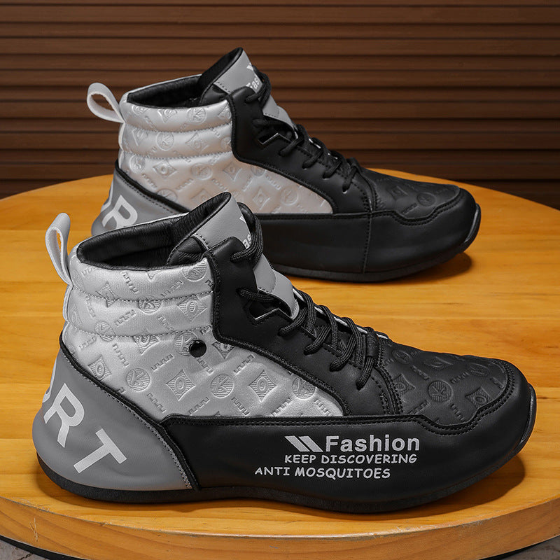 Kvinners Høye Sneakers Sporty Design 4