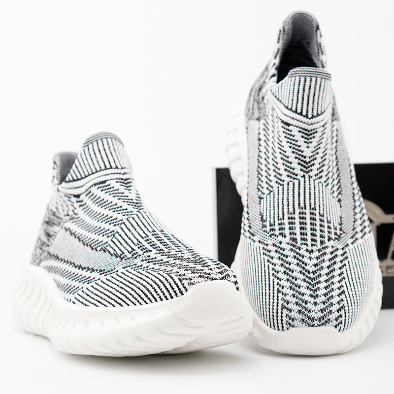 Kvinners Joggesko med Strikket Design 4