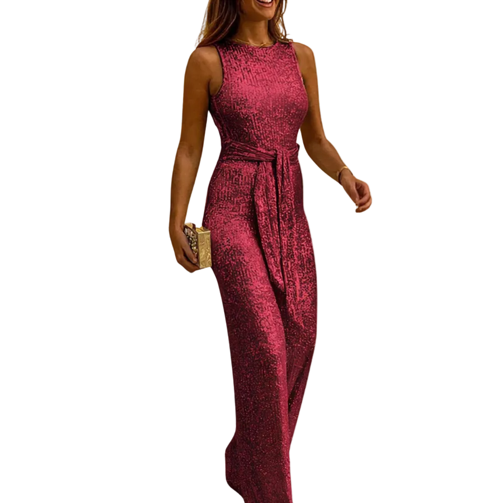Kvinners Jumpsuit Med Paljetter Glamour 0