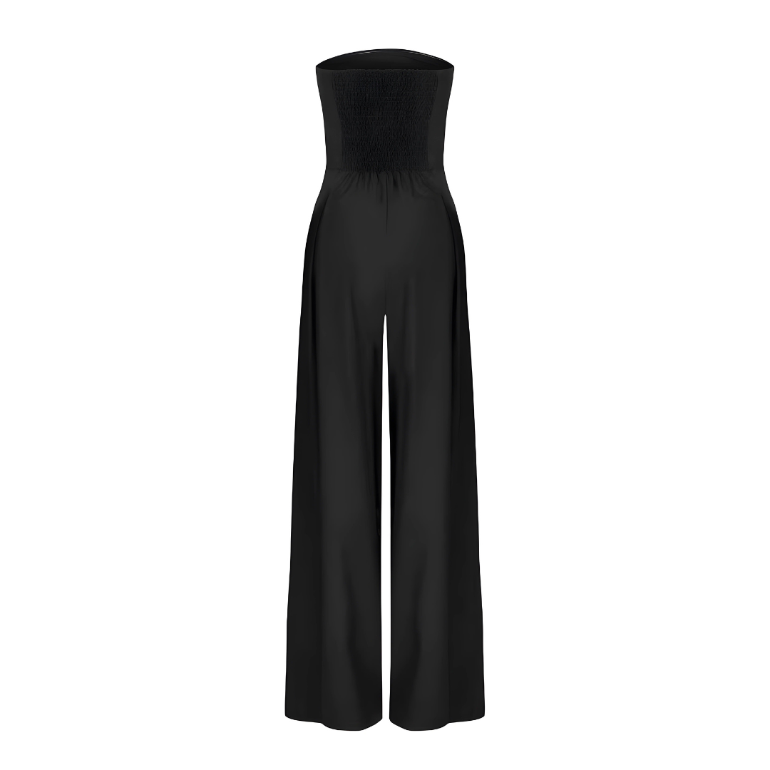 Kvinners Jumpsuit Stroppeløs med Flytende Ben 3