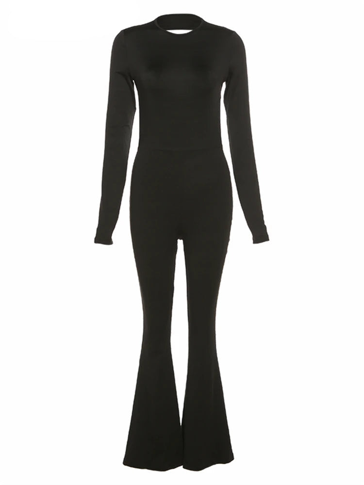 Kvinners Jumpsuit med Brede Ben 5