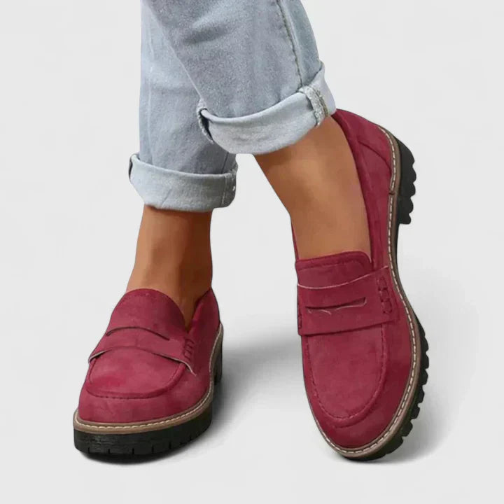 Kvinners Komfortable Loafers Klassisk Stil 5