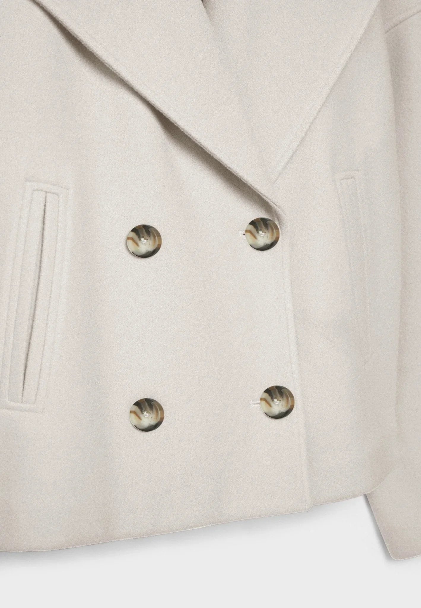 Kvinners Kort Dobbeltspent Blazer 3