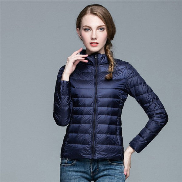 Kvinners Lett Dunjakke Urban Stil 1