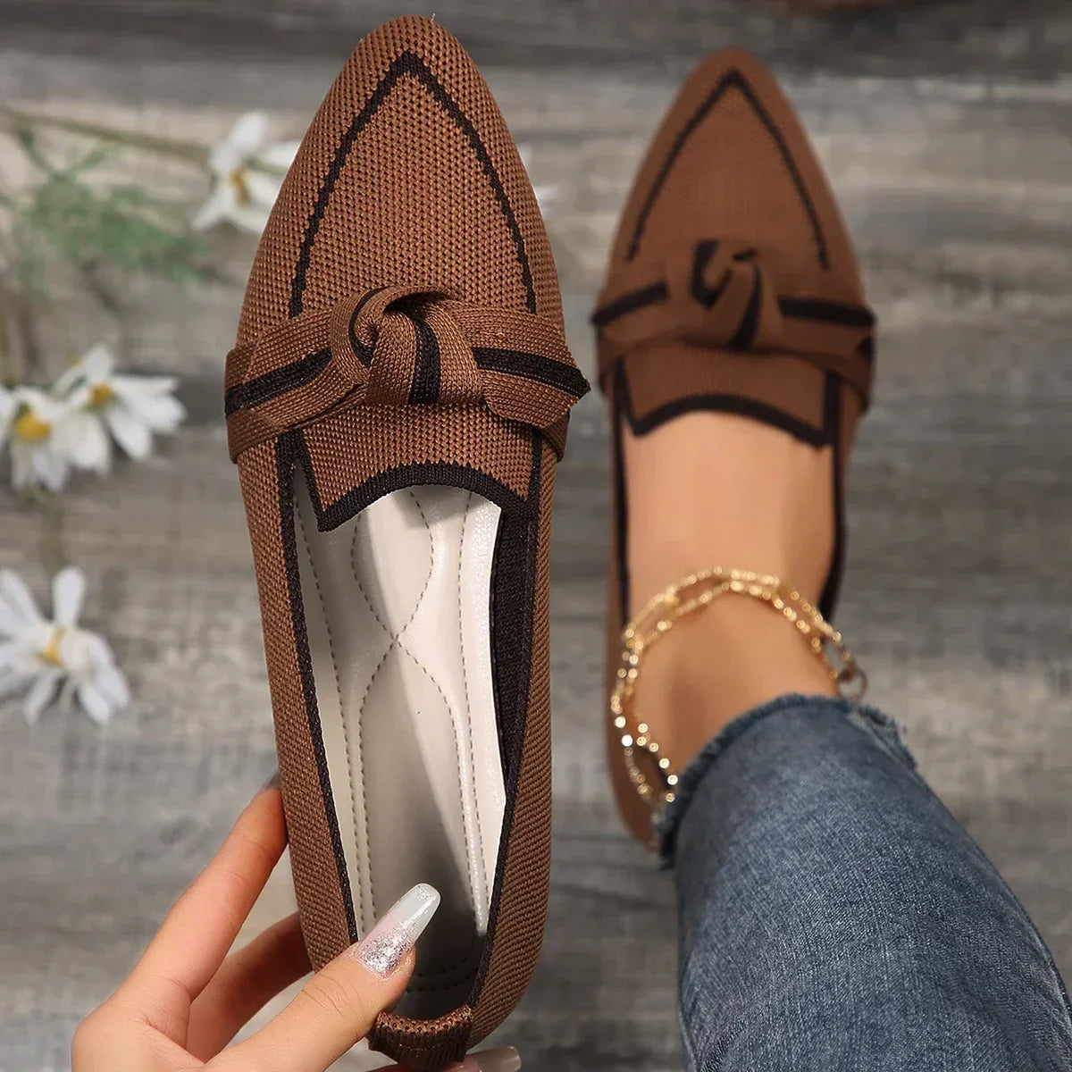 Kvinners Loafers Uformell Stil 2