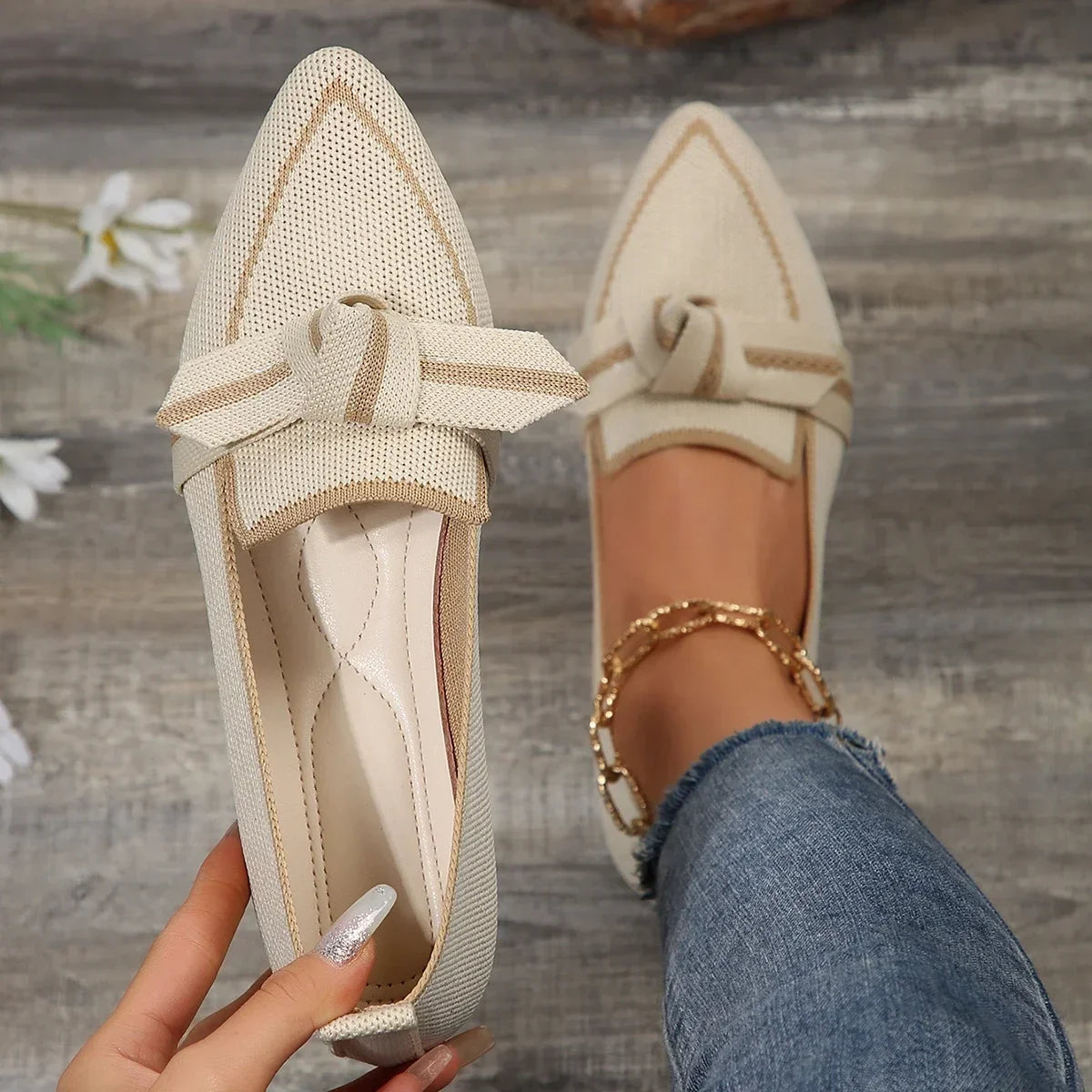 Kvinners Loafers Uformell Stil 4