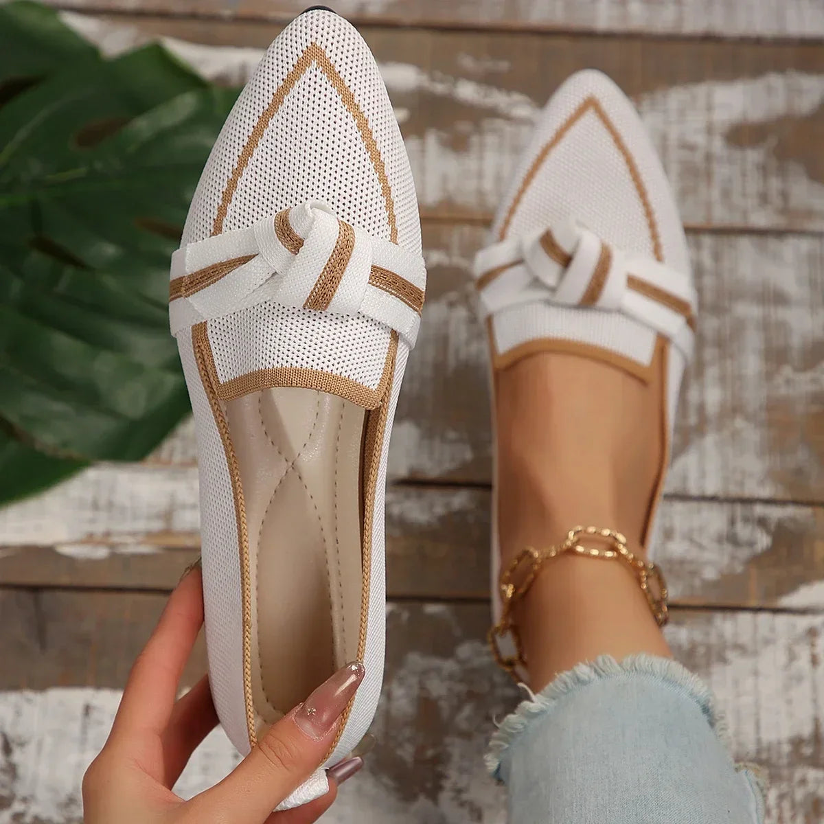 Kvinners Loafers Uformell Stil 6
