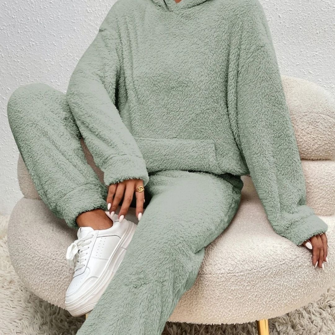 Kvinners Loungewear Sett med Hette 2