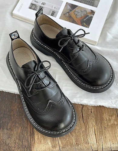 Kvinners Oxford-sko i Brogue-stil 4