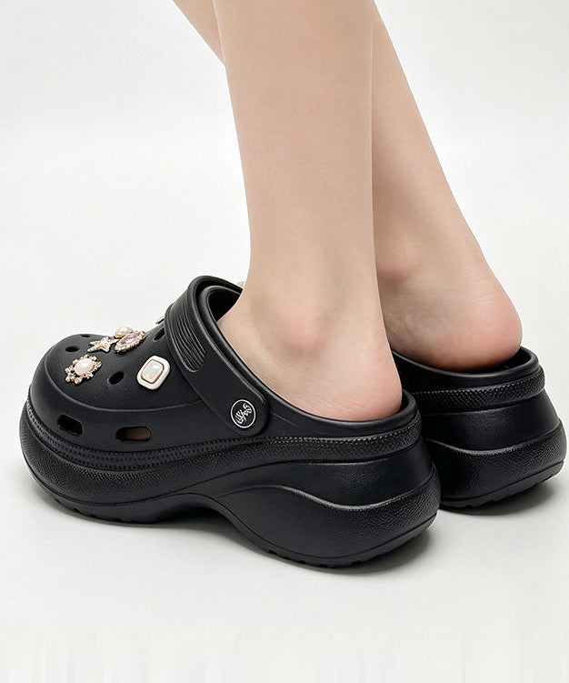 Kvinners Plattformflip-flops Uthult Design 4