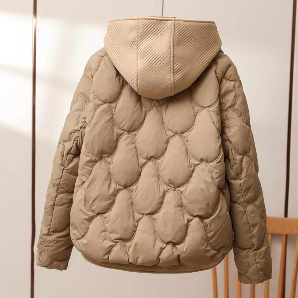 Kvinners Puffer Jakke Moderne Design 1