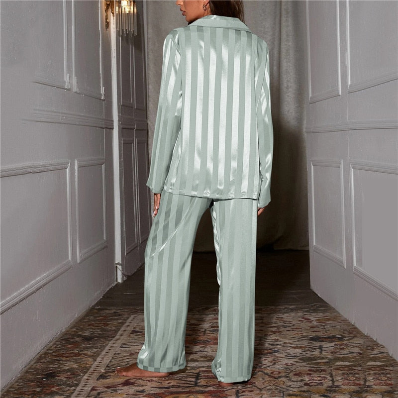Kvinners Pyjamassett Stilig Design 3
