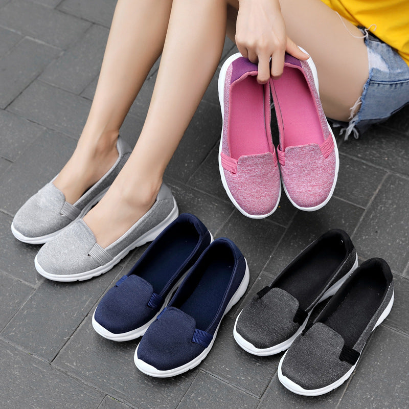 Kvinners Slip-On Ballerinaer med Elastiske Stropper 5