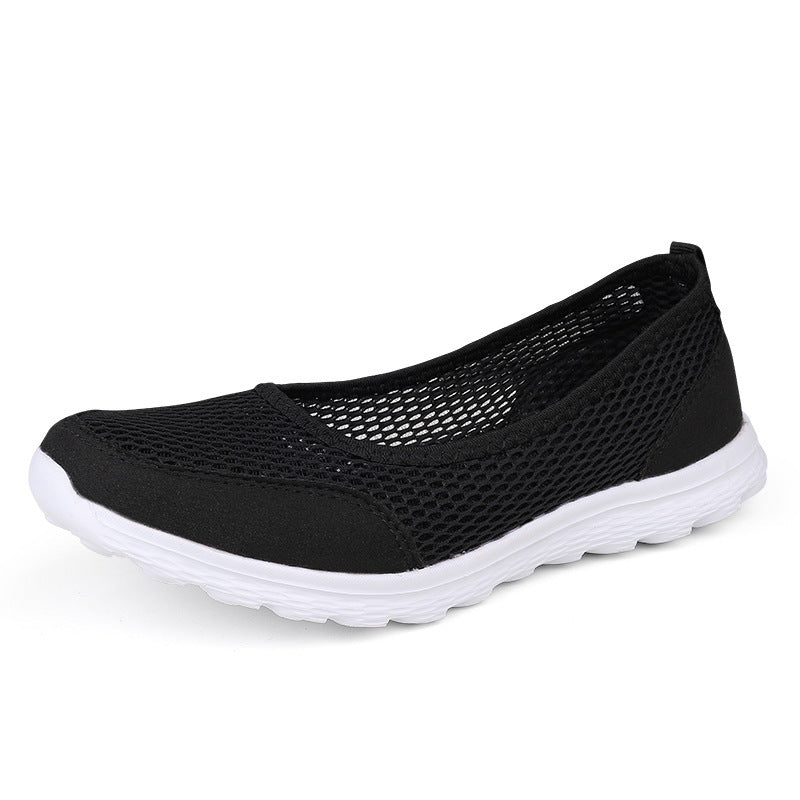 Kvinners Slip-On Fritidssko Pustende Design 4