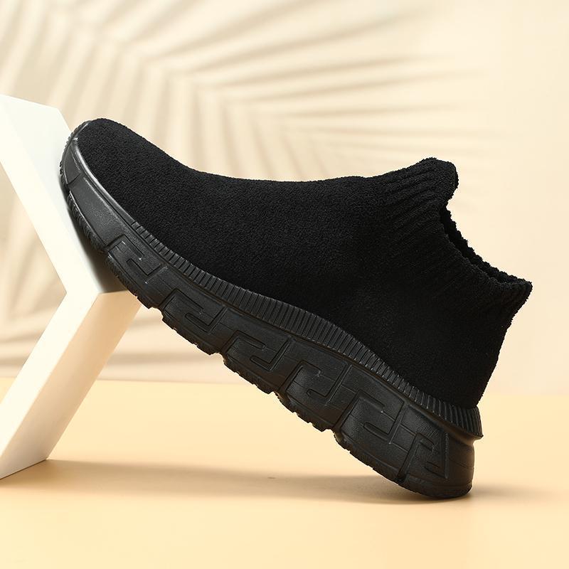 Kvinners Slip-On Joggesko med Elastisk Design 1