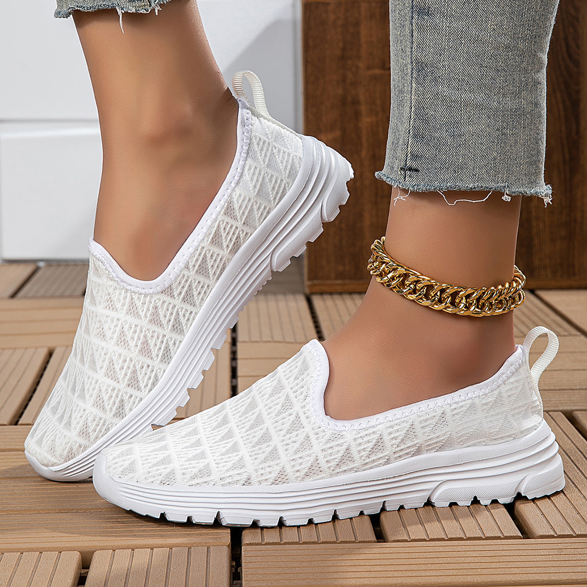Kvinners Slip-On Joggesko med Ergonomisk Design 6