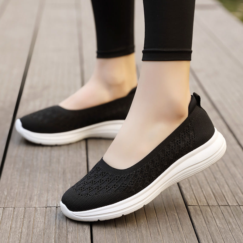 Kvinners Slip-on Fritidssko med Pustende Design 1