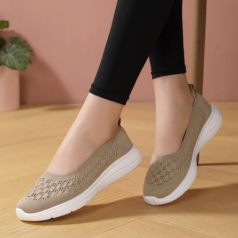 Kvinners Slip-on Fritidssko med Pustende Design 2