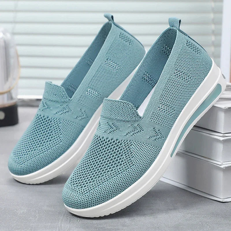 Kvinners Sneakers Lettvekt Mesh Slip-On Syntetisk 0