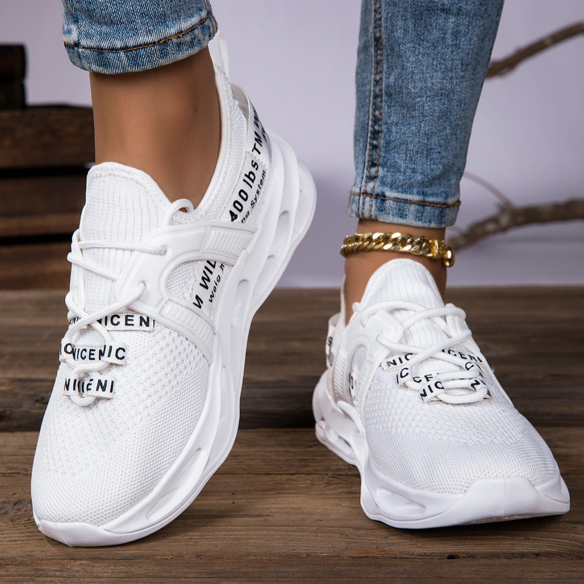 Kvinners Sneakers Moteriktig Design med Optimal Komfort 3