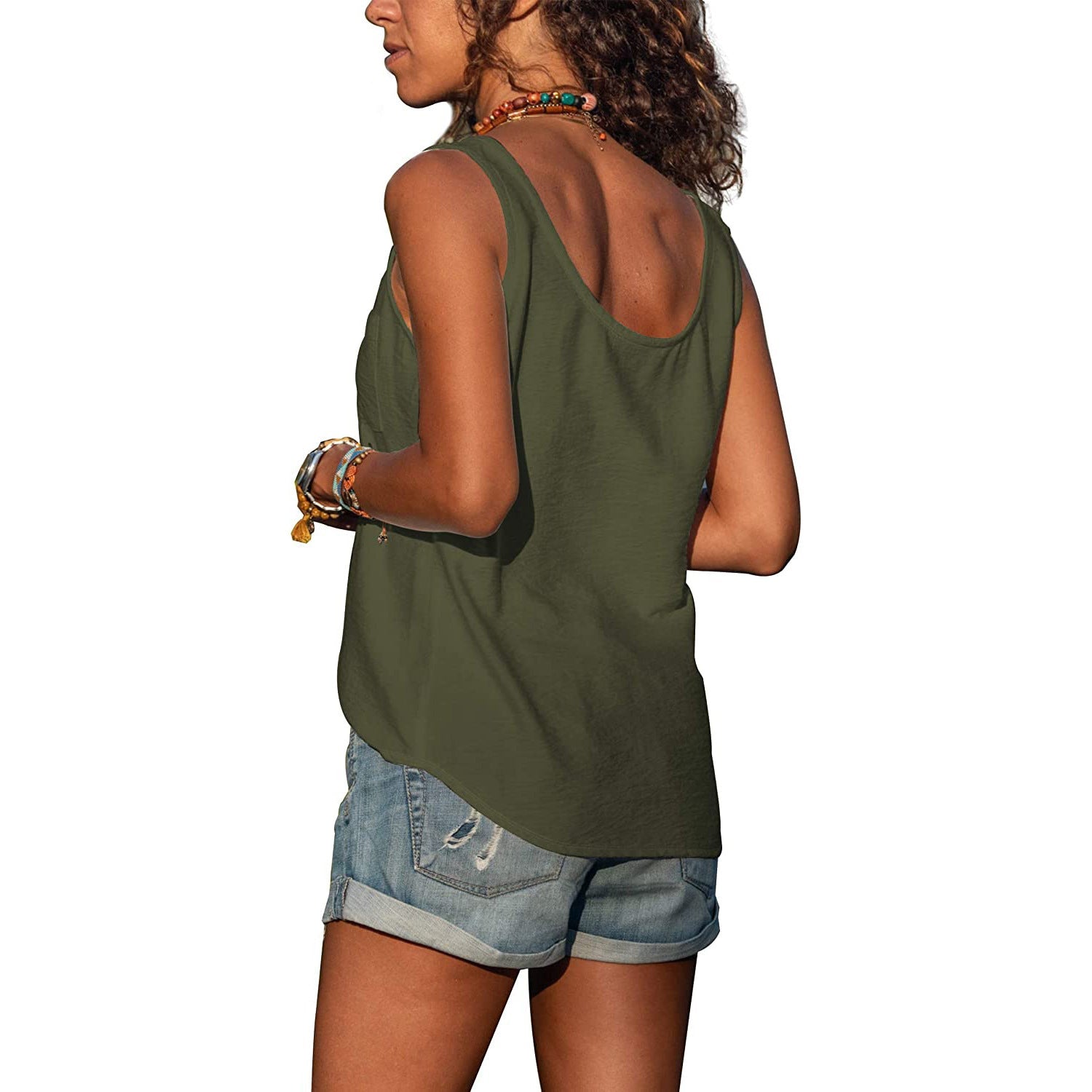 Kvinners Tanktop Ibiza-inspirert Stil 5