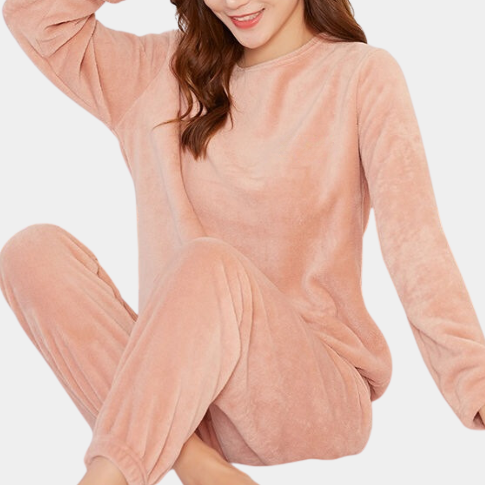 Kvinners To-delt Loungewear Antrekk 4