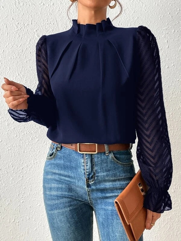 Kvinners Turtleneck Genser Uformell Stil 3