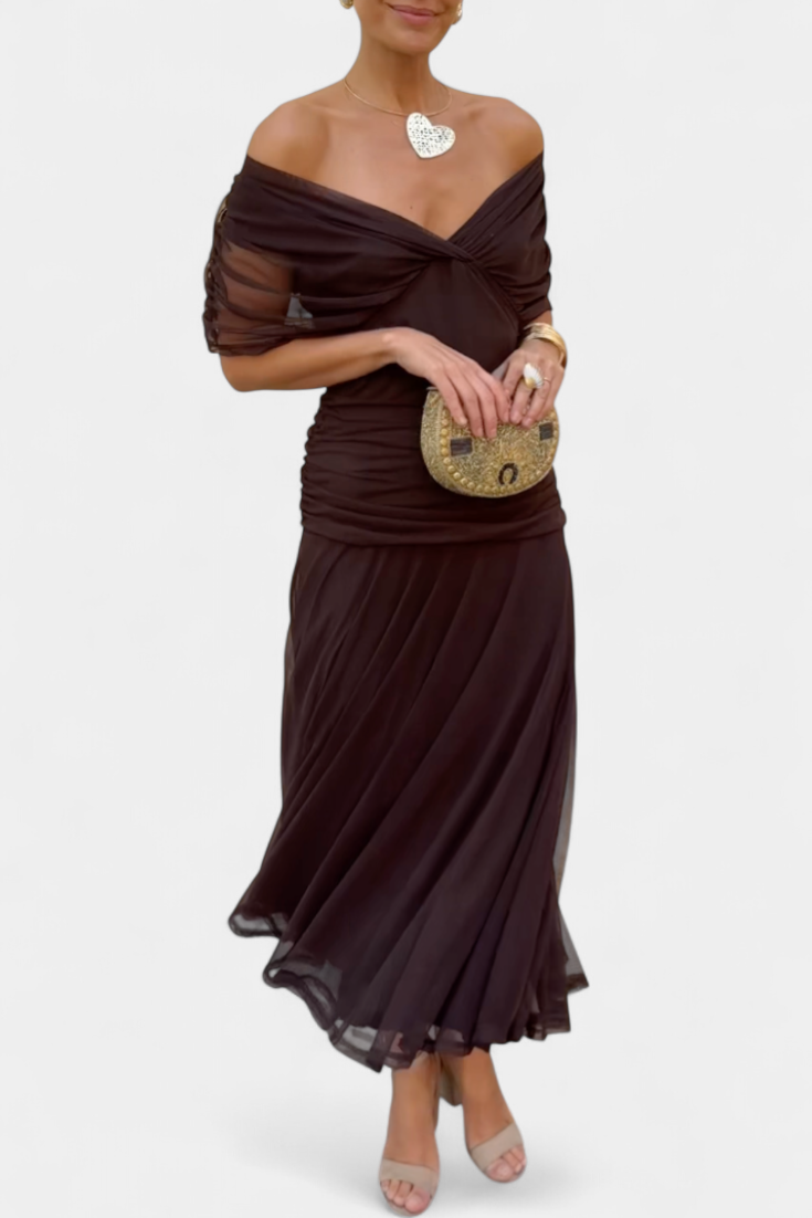 Kvinnes Kveldskjole Off-the-Shoulder 5