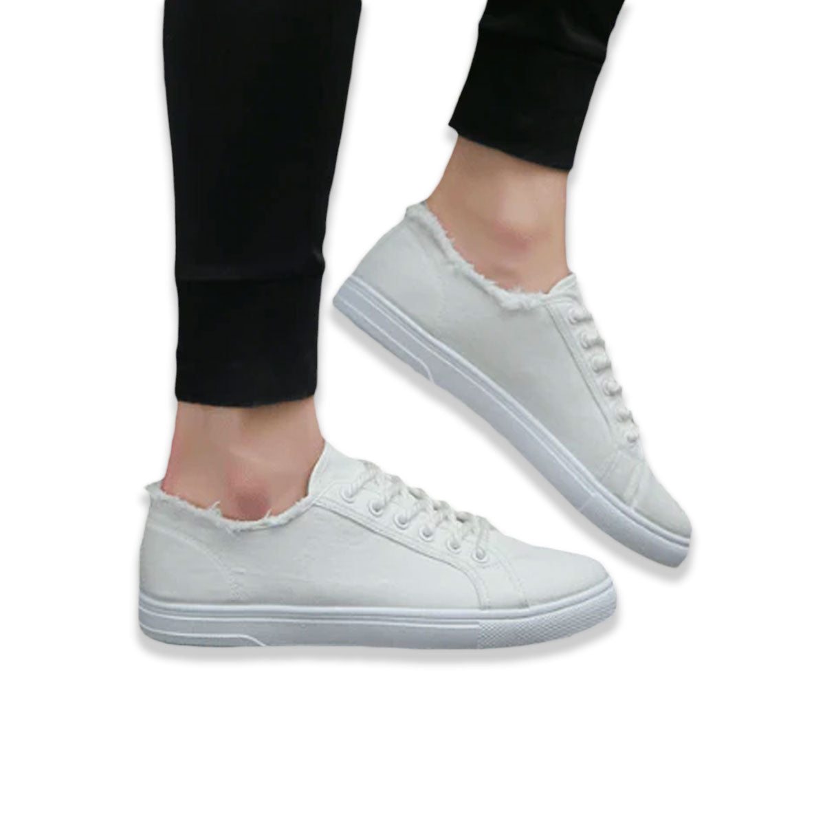 Lett lerret herresko